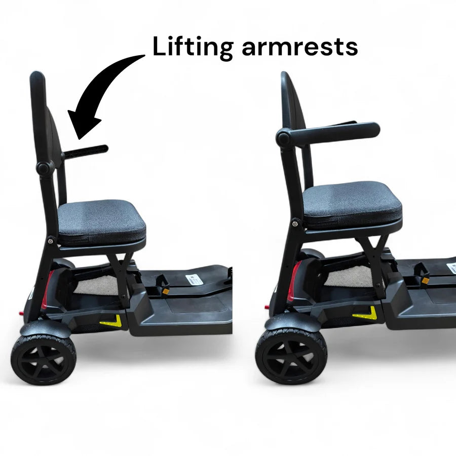 YL-985S Lightweight Folding Mobility Scooter,12 Mile Range,Aluminium Frame