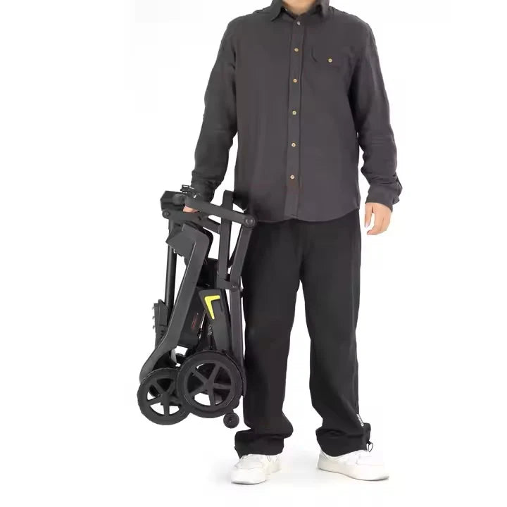 YL-985S Lightweight Folding Mobility Scooter,12 Mile Range,Aluminium Frame