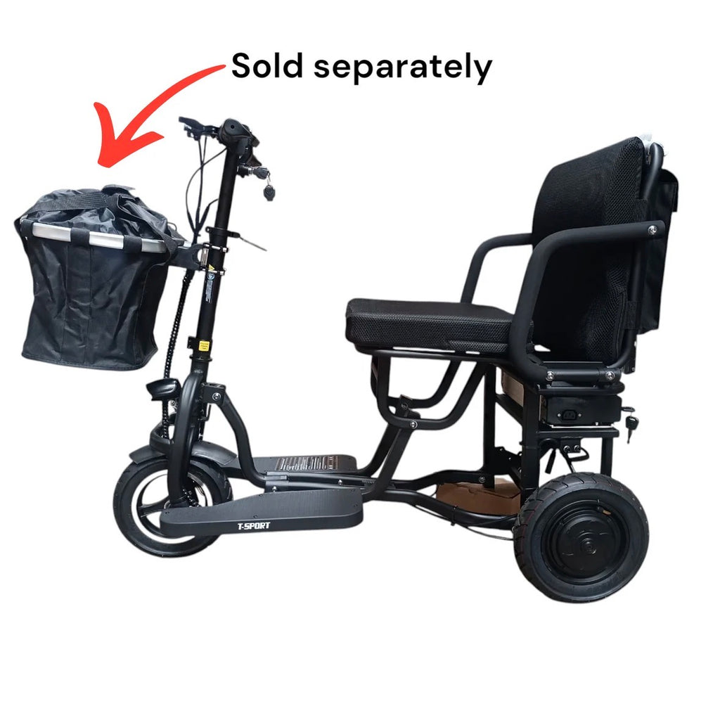 SCOTE-48350 Folding Mobility Scooter – 3 Wheel, Dual Motor 700W, 20 Mile Range