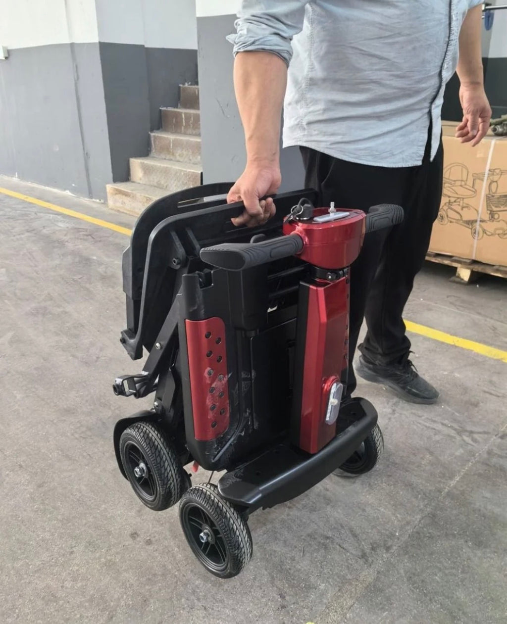 X5-Auto Folding Mobility Scooter With Remote,24Kg,12 Mile Range